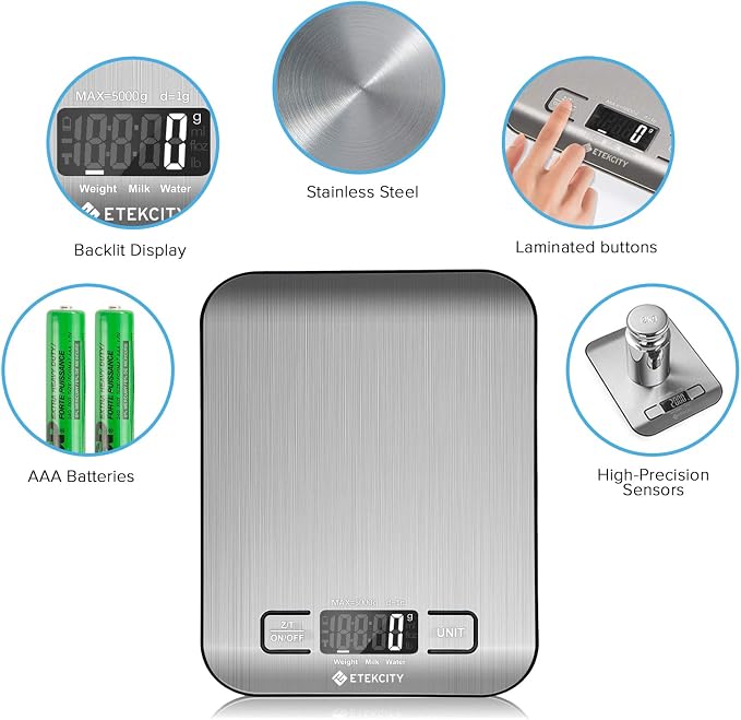 Hamilton Beach Food Processor & Etekcity Food Scale