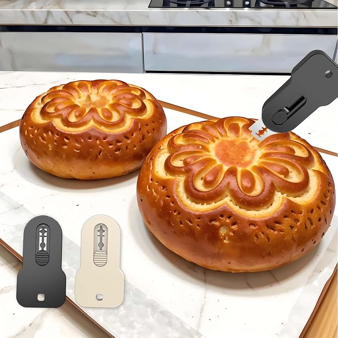 Bread Lame Scoring Tool Retractable Magnetic 2 Pack Sourdough Scorer with 10 Stainless Steel Blades / Razor for Professional Bakery Artisan Breads Making Sour Dough Cutter Knife Baking Accessories