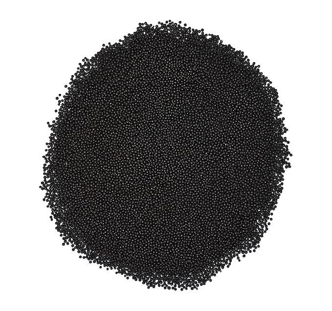 Mystic Sprinkles Solid Color Nonpareils 3.8oz Bottle (Beautifully Black)