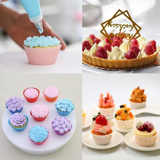 7Pcs Icing Piping Nozzles, Stainless Steel Russian Ruffle Icing Piping Tips Bobbi Skirt Piping Nozzles, DIY Pastry Fondant Cake Icing Piping Nozzles Decoration Tips Baking Tool