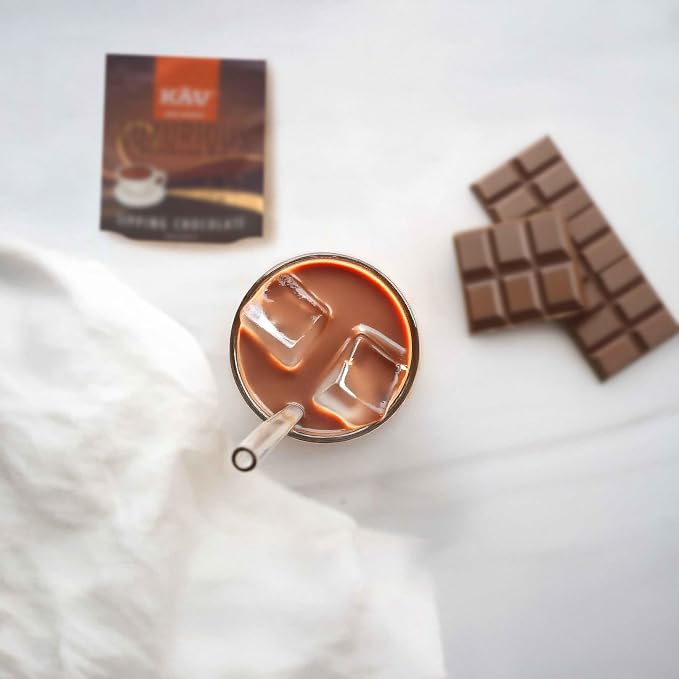 KAV DECADENT Luxurious Beverage Mix - Rich Sipping Chocolate - Indulgent Hot Cocoa for Cozy Moments, Culinary Creations & Gourmet Desserts - (10oz)