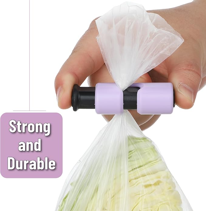 Mr. Pen- Squeeze and Lock Bread Bag Clips, 2.4 Inch, 8 Pack | Multicolor Squeeze Lock Clips, Reusable Bag Closures for Bread, Snacks, Coffee, Food Storage, Fits Thick and Thin Bags