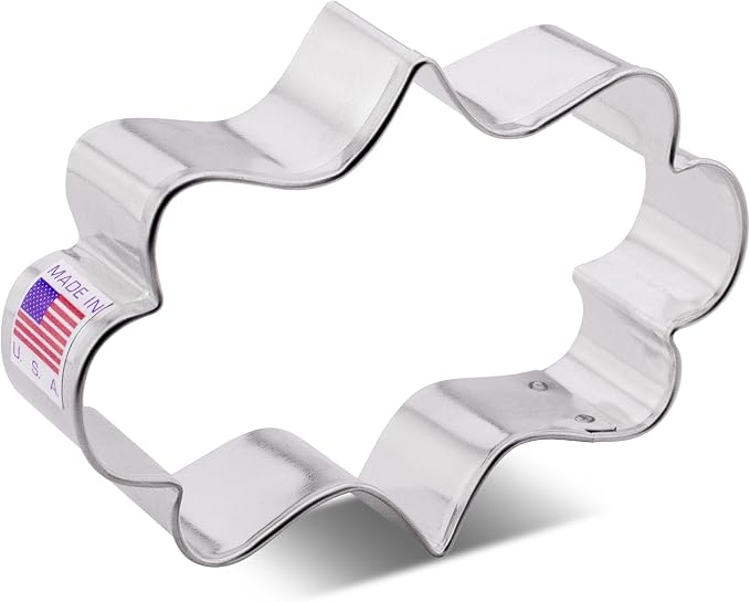 Ann Clark Fancy Plaque Cookie Cutter 4" Made in USA