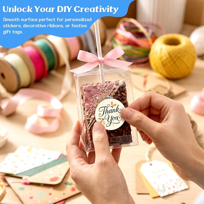CZWESTC 45 Pack Cakesicle Box and Stick Kit 3.5x2.4x1.38 | Elegant commercial-grade packaging solution perfectly tailored for upscale weddings, bakeries, parties, and DIY gifts.