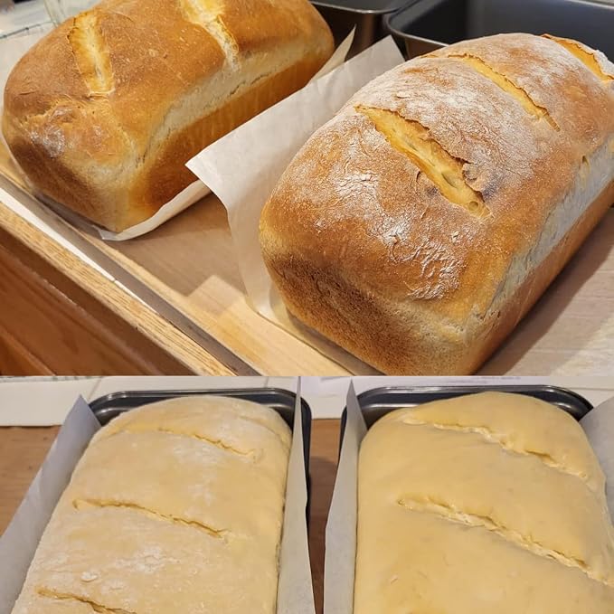 Loaf Pan, 9x4 Inch Set of 5 Rectangular Baking Bread Loaf Pan with Easy Clean Non-Stick for Lasagna, Meatloaf Breads, Cake, Sandwich