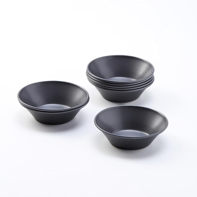 Pastel de Nata Tins Carbon Steel – 8 Pack Egg Tart Molds for Baking, Nonstick Mini Pie and Custard Tart Pans, Reusable Portuguese Custard Tart Shell Trays, Oven & Air Fryer Safe
