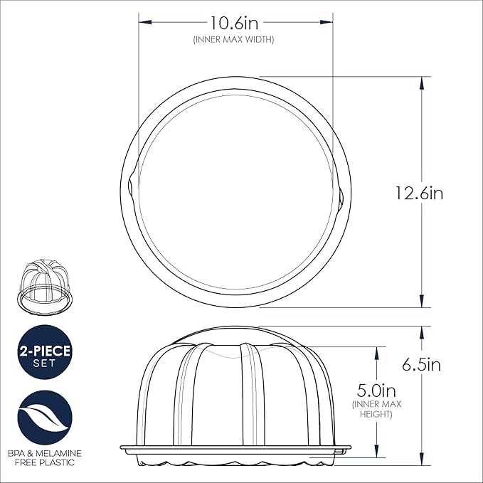Nordic Ware Translucent Bundt Cake Keeper