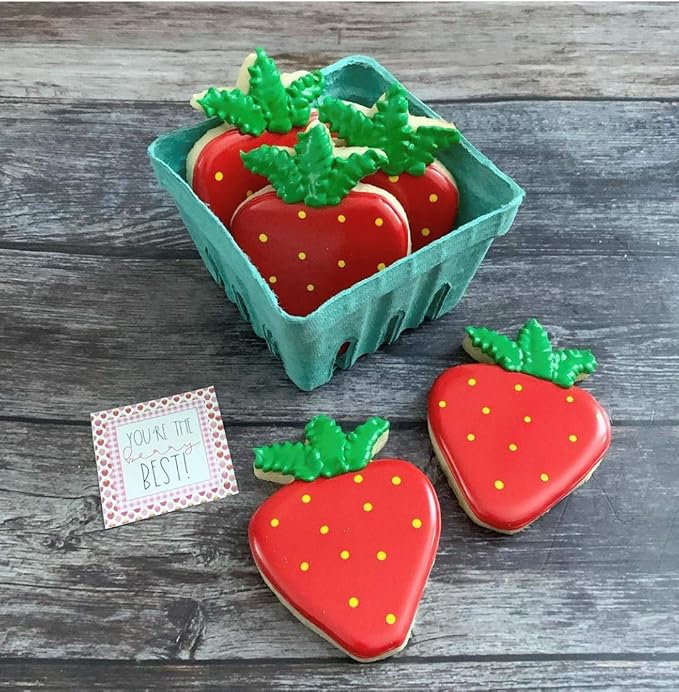 Ann Clark Strawberry Cookie Cutter, 3-1/2" Made in USA