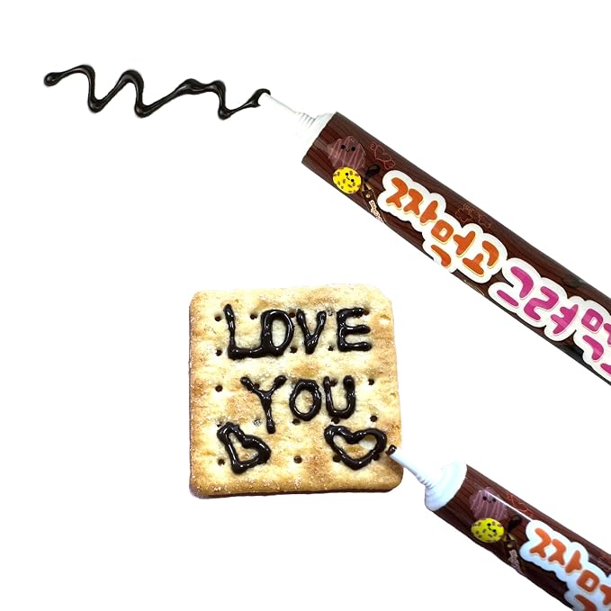 Chocolate Icing Tube Decorating Pen Tool 23g(0.81oz) x Pack of 3, food writing pen for cake, donut, cookie, bread, pancake, cupcake