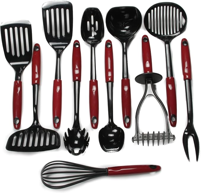 Chef Craft Select Nylon Sturdy Whisk, 10.5 inch, Red