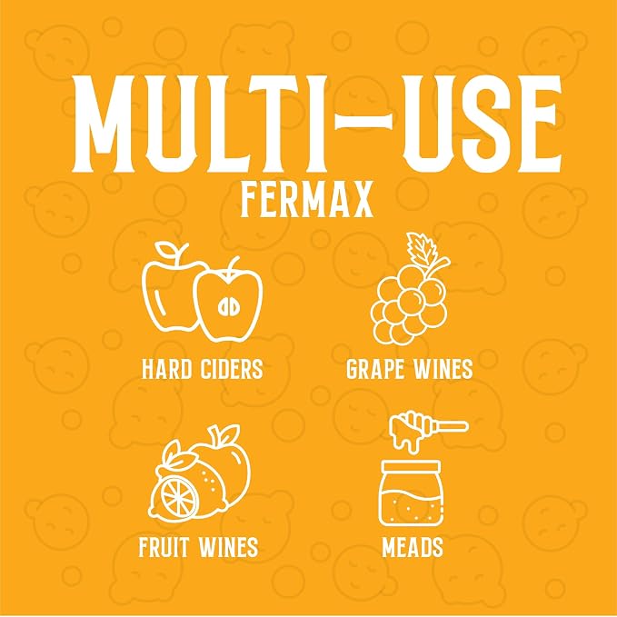 Craft A Brew - Fermax Yeast Nutrient - Multi-Use At Home Brewing Fermax - Improve Yeast Activity & Fermentation Speed - Prevents Stalled Fermentations - For Wines, Hard Ciders & Meads - 1 lb Bag