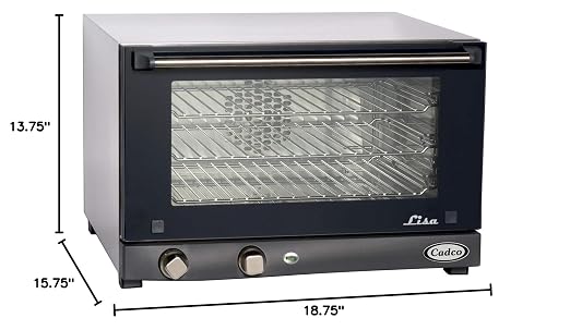 Cadco OV-013 Countertop Convection Oven, Stainless Steel, NSF, 120v, For Commercial Use, 68 lbs.
