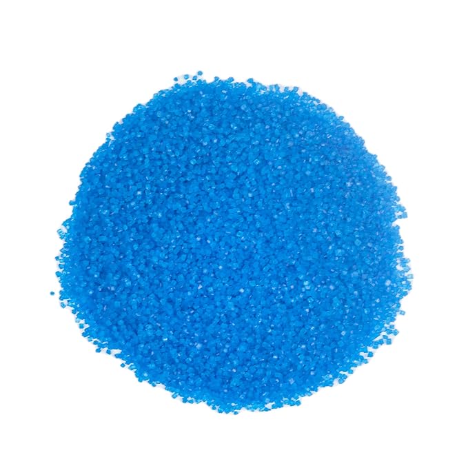 O’Creme Sugar Crystals - Coarse Sugar for Cookie Decorating - Eye-Catching Sugar Crystals – Coarse Sugar for Unique Cake Toppings, Cupcakes and Cookies – Ideal Decoration Solution - 3.5 Ounce Blue