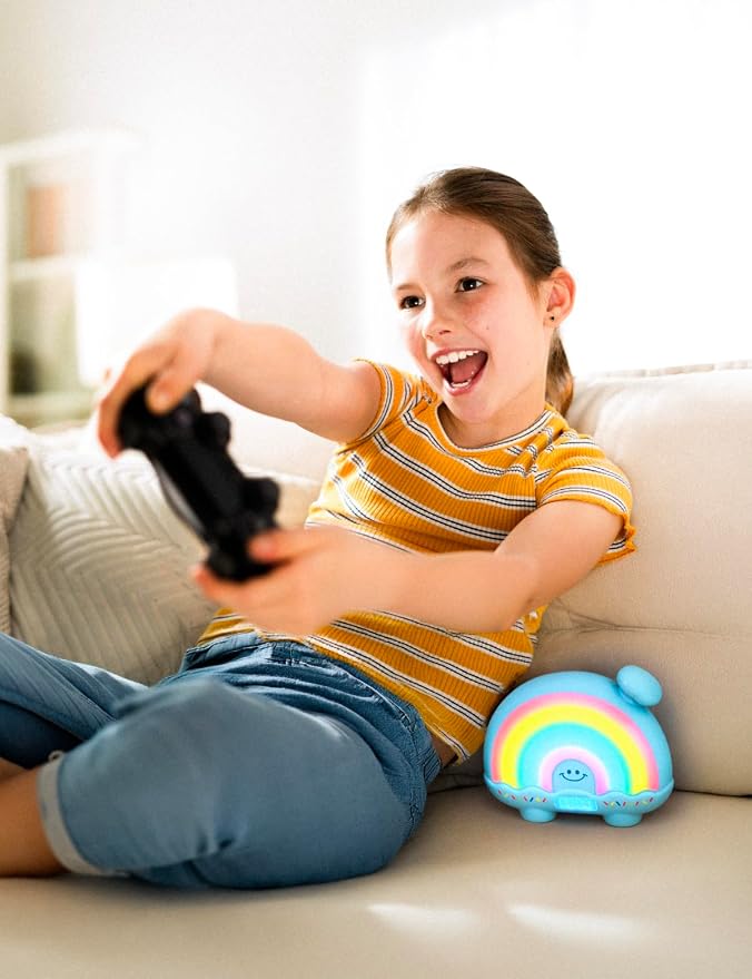 Timer Pal Rainbow Timer for Kids, Visual Timer for Kids with Night Light, Color-Changing Magnetic Visual Timer for Classroom/Calming Corner/Home (Blue)