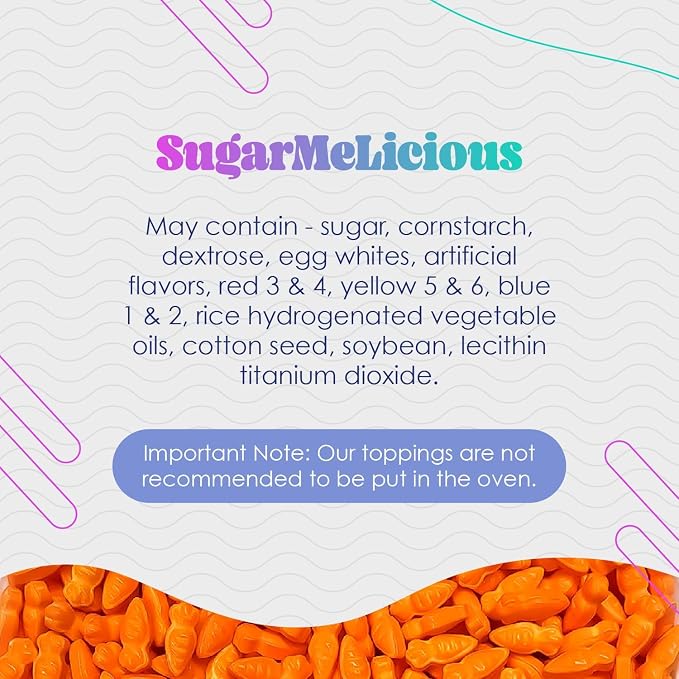 SugarMeLicious Pumpkin Sprinkles, Fall Harvest Edible Sprinkles for Halloween, and Thanksgiving, Decorating Pumpkin Shaped Sprinkle Mix for Baking Treats (3 oz)