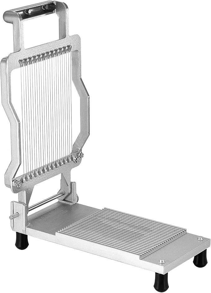 VEVOR Cheese Slicer, Butter Cutter with 0.2" Ultra-Thin Cheeser Butter Cutting Blade, Detachable Cheese Slicer Wire, Aluminum Alloy Commercial Cheese Cutter with 316 Stainless Steel Knife Wire