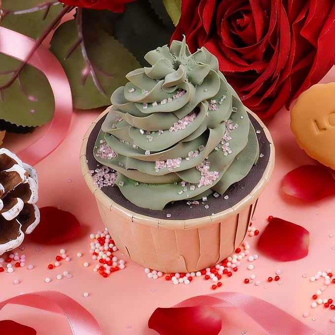Valentines Sprinkles for Cake Decorating, 8Oz White Pink and Red Heart Sprinkles, Edible Nonpareil Sanding Sugar Heart Confetti Jimmies Mix for Ice Cream Cupcakes Brownie Cookie Baking Topping
