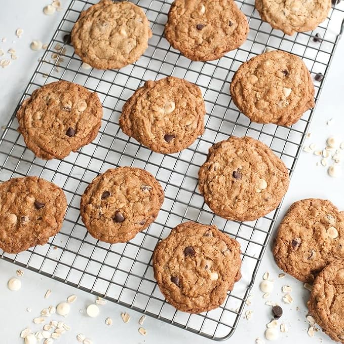 Nordic Ware Naturals Half Sheet Pan, Deluxe Silicone Liner and Cooling Rack, Cookie or Roasting Bakers Set
