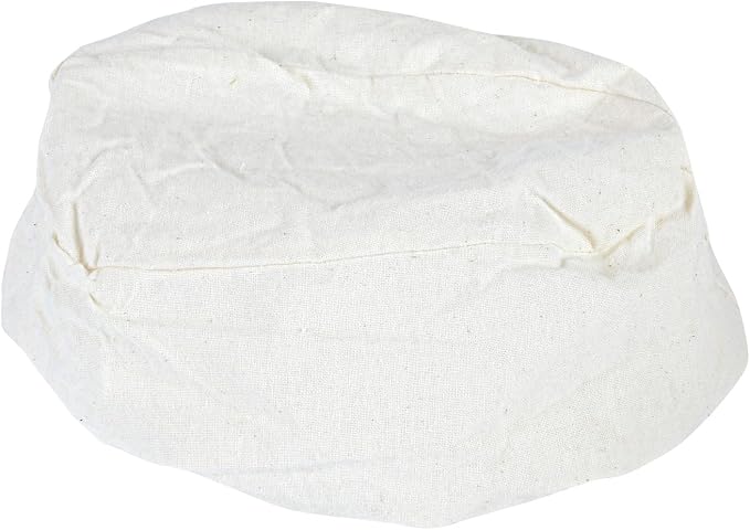 Restaurantware Bread Proofing Basket 9 Inch Oval Pack of 1 Rattan Dough Fermentation Basket With Cotton Liners, Oval Banneton Bread Rising Bowl For Home, Commercial, and Artisanal Baking