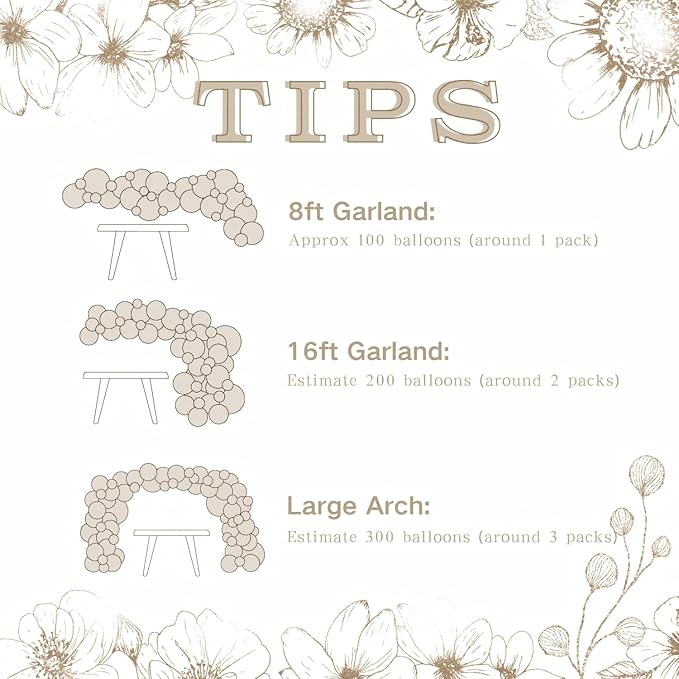 Pearl White Balloon Arch Kit 101Pcs Double Stuffed Pearl Balloons Garland Arch Kit Including Pearl White Clear Balloons for Wedding Bridal Shower Engagement Baby Shower Birthday Party Decorations
