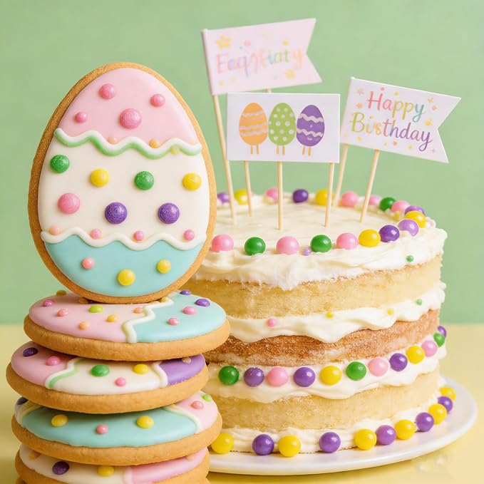 HeDeon&Rles Edible Preals Sprinkles for Baking Green Pink Yellow Purple Pearls Mix Sprinkles for Cake Cupcake Pancake Ice Cream Decoration