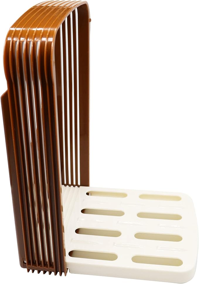 TCOTBE, Foldable Compact Bread Slicing Guide - Bake Slicer Cutter for Homemade Bread, Sandwiches