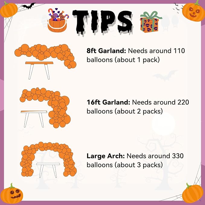 Halloween Balloon Arch Garland, Pink Purple Balloons with Star Cute Ghost Boo Foil Balloon, Metallic Purple Pink Black Latex Balloons Bat Stickers for Kids Girls Birthday Halloween Party Decorations