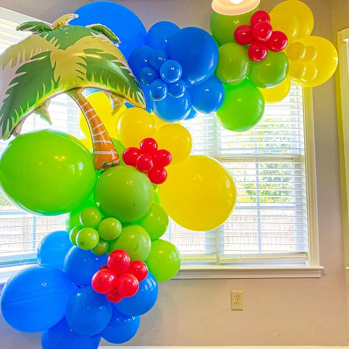 Voircoloria 90pack Royal Blue Balloons Different Size 18/12/10/5 Inch Blue Balloon Garland Arch Kit for Graduation, Wedding, Birthday, New Year, Baby Shower, Baseball, Nautical Party Decorations