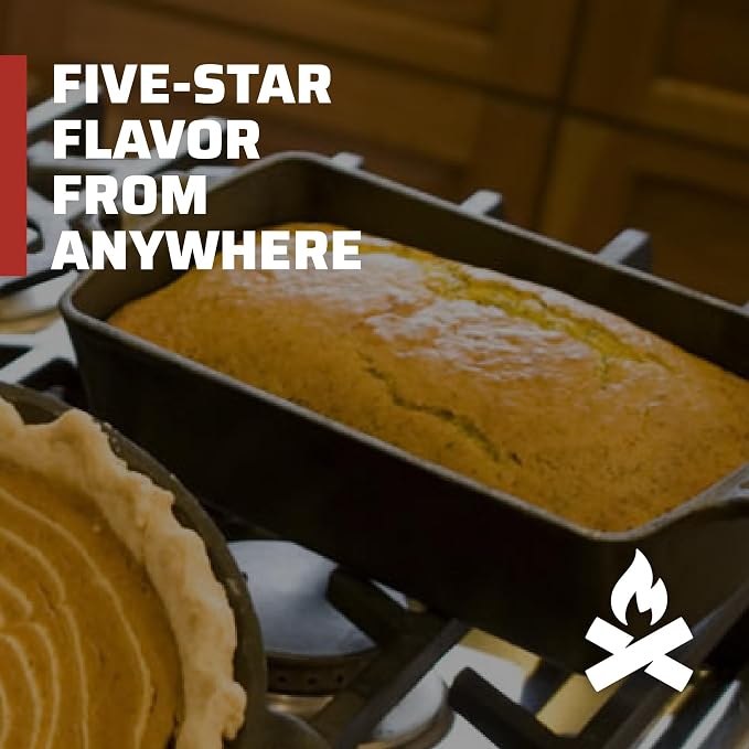 Camp Chef Home Seasoned Cast Iron Bread Pan