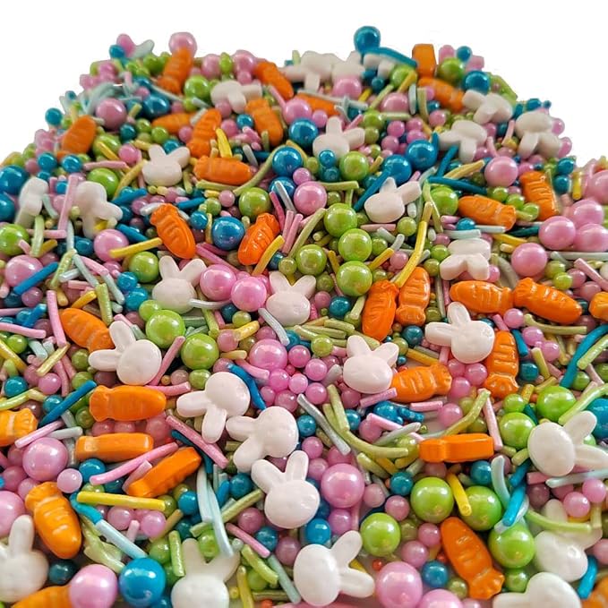 Easter Holiday Sprinkles - Cake Sprinkles - Edible Sprinkles for Baking - Cupcake and Cake Topper - Sprinkle Mix - 3.35 Ounces (Easter)