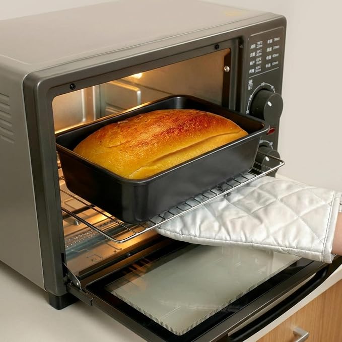 Uiifan 12 Pcs Large Loaf Pan for Baking Bread Non Stick Small Banana Bread Tins 10.6 x 6 x 3 Inches Nonstick Tiny Meatloaf Pan Carbon Steel for Oven and Baking