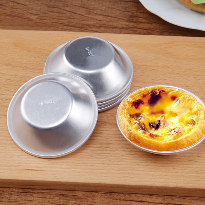 25 Pack-Egg Tart Mold,Mini Pie Muffin Cupcake Pans Egg Tart Bakeware Non-Stick Baking Cups