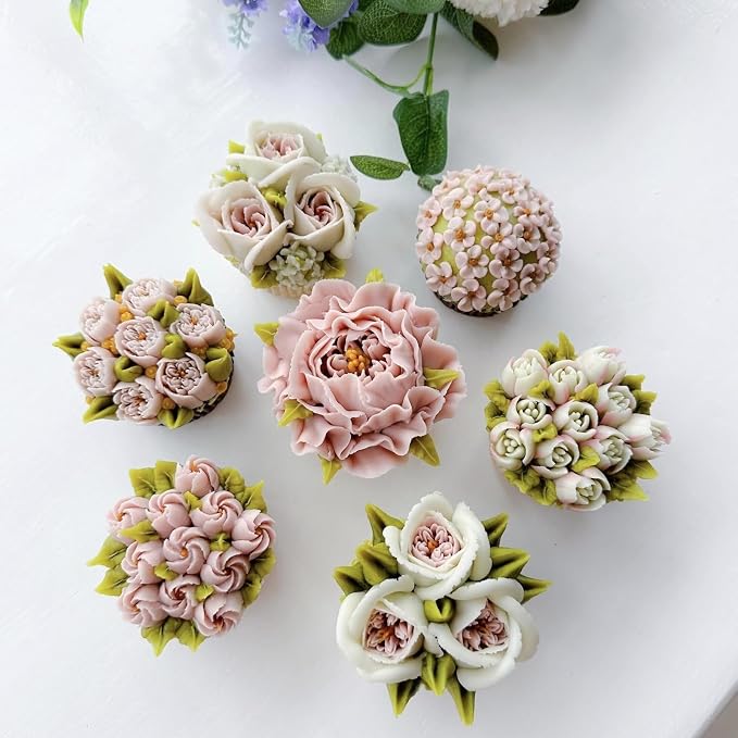 piping tip Stainless Steel Extra Large Russian Tulip Flower Icing Tips, for Marshmallow Bouquet, for Cake Decorating Flower Frosting Nozzles