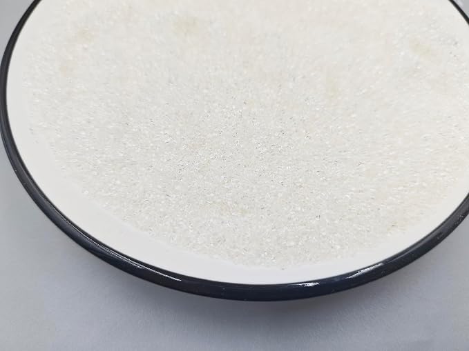 Edible 5 Ounce Medium Decorative White Sanding Sugar Sprinkles for Baking, Sparkling Crystals for Cakes, Cookies, Cupcakes, Ice Cream Topping and Rimming Sugar