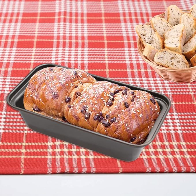 Zddaoole 6 PCS Mini Nonstick Carbon Steel Baking Bread Pan,Mini Loaf Pans,Small Banana Bread Tins,6.2" x 3.2"