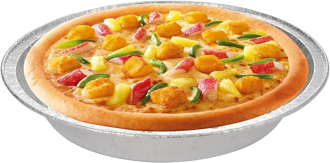 Waytiffer 40pack 9" Round Aluminum Foil Pans with Clear Lids | Disposable Containers with Straight Walls for Storing, Baking,Heavy duty, Standard Size
