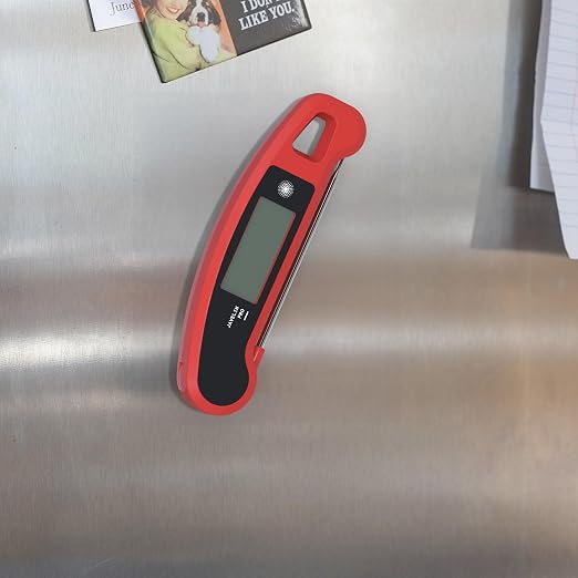 Lavatools Javelinยฎ PRO Classic Ultra-Fast 2-Second Professional Digital Instant Read Meat Thermometer for Grill and Cooking, Auto-Rotating Backlit Display, IP65 Water Resistant NSF CertifiedโTangerine