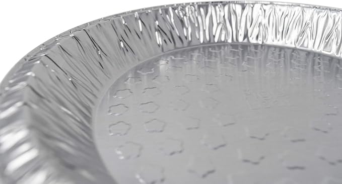 Fig & Leaf (360 Pack) Premium 9-Inch Pie Pans l Disposable Aluminum Foil l Heavy-Duty l Tin Plates for Tart Quiche Pies