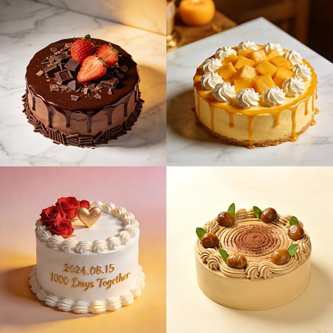 6 Inch Silicone Cake Pan, 4 Pcs Silicone Round Cake Pans, Nonstick Baking Mold BPA Free Dishwasher Safe, Great for Layer Cake, Cheese Cake, Chocolate Cake