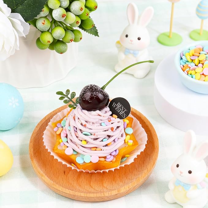 Pastel Confetti Sprinkles for Cake Decorating, Mix Edible Patel Rainbow Flat Round Funfetti, Ideal for Cookie, Macaron, Cupcake, Ice Cream Topping
