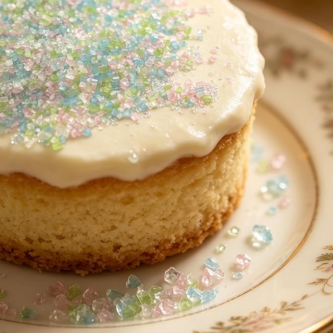 Edible Pastel Mermaid Sanding Course Sugar Sprinkles 142g/ 5.01oz Mermaid Pastel Sprinkles Sanding Sugar for Baking, Cookies, Cupcakes, Ice Cream Topping and Rimming Sugar