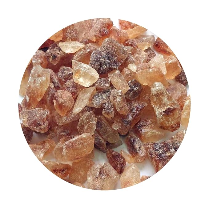 Pure and Natural Medium Light Brown Rock Sugar Crystals for Tea and Coffee, Pure and Natural, 1-Pound Bag