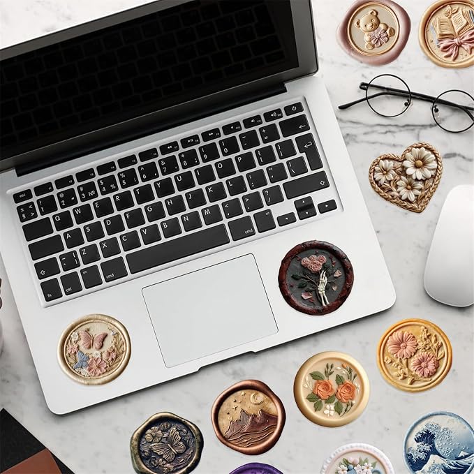 Funny Relief Stickers,50Pcs Realistic Transparent Relief PET Stickers,Cute Waterproof Sticker for Laptop,Stationery,Luggage Scrapbooking,Water Bottles,Phone Case,Art Themed Party Decorations