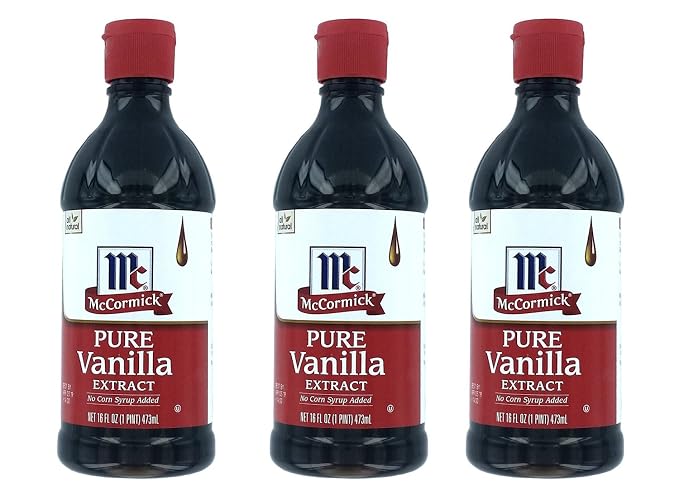 McCormick Pure Vanilla vvLNs Extract, 16 Oz (3 Pack)