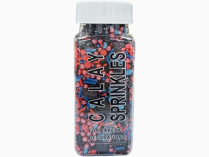 Sentovac Spiders and Pearls Mixing Cake Sprinkles Cake and Cupcake Topper Decorations Sprinkles Cookie and Ice Cream Topper Decoration Supplies 3.53OZ