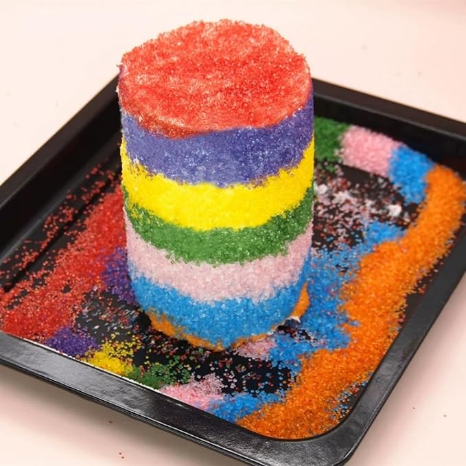 HeDeon&Rles Edible Sanding Sugar Sprinkles 100g/3.52oz Sparkling Sugar Crystals for Baking Cake Cupcake Pancake Ice Cream Top Birthday Wedding Easter Halloween ChristmasCake Decoration