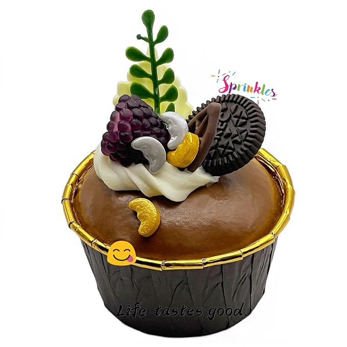 SE Si&Moos Edible Moon Cake Decorations Gold and Silver Sprinkles for Cake Decorating Moon Cupcake Sprinkles Christmas Cookie Decorations Shower Party Birthday Holiday Supplies 3 OZ