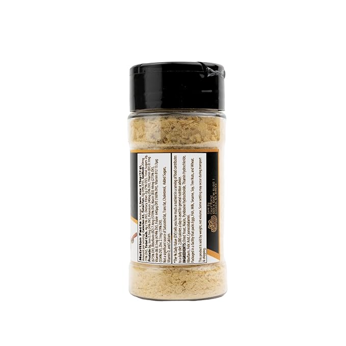 GranAroma Nutritional Yeast, Perfect for Popcorn, Pasta, Salads & Vegan Cheese (1.4 Ounce)