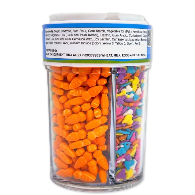 Mystic Sprinkles 4 Cell Sprinkle Assortments (Hop-A-Long, Midi)