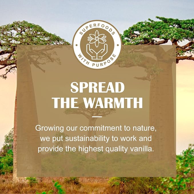 GRELIM Vanilla Bean Powder, 100% Pure Ground Madagascar Vanilla Powder Gluten-Free No Fillers or Additives Great for Baking, Coffee, Smoothies 2.11 Oz (60 g)